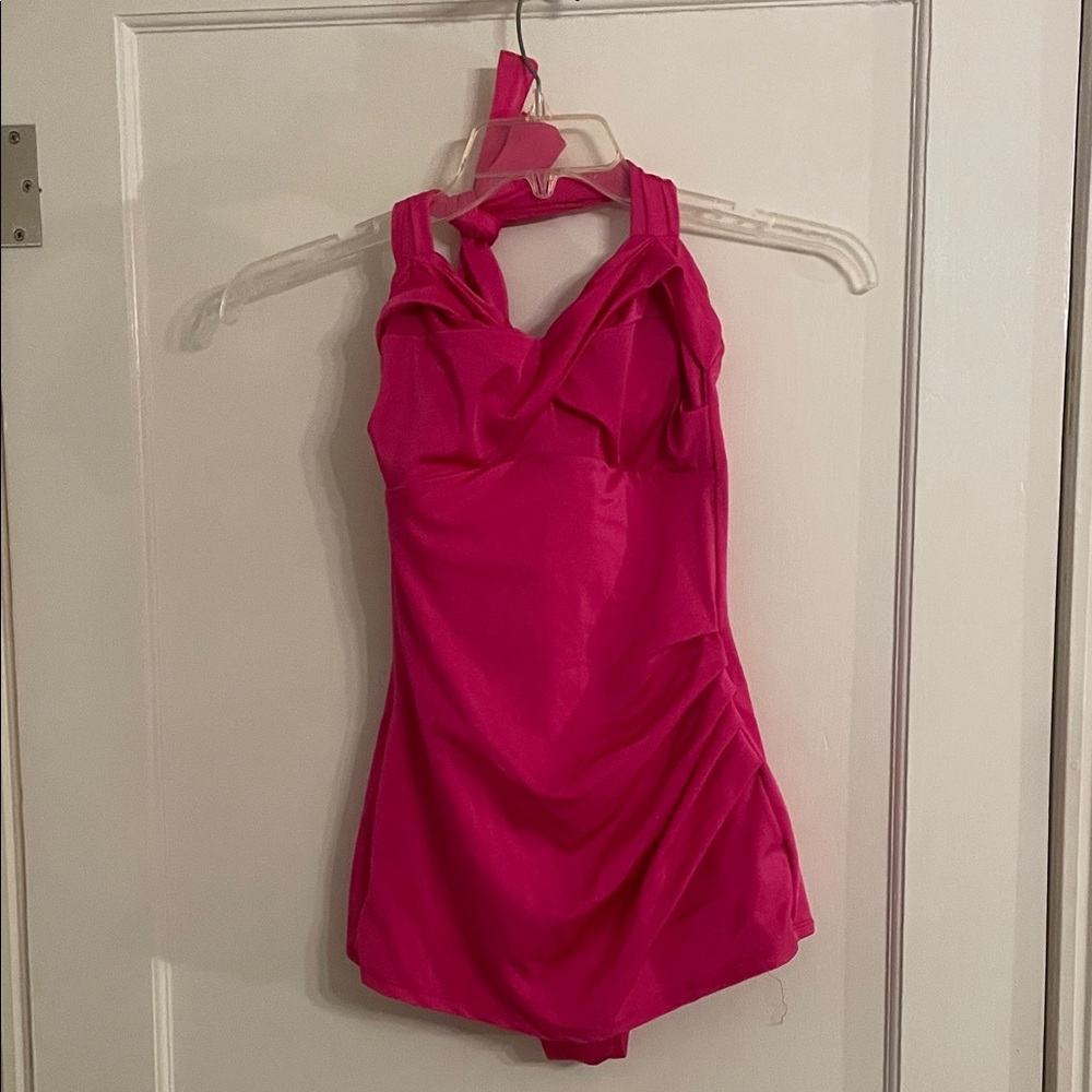 Elegant Fuchsia Women's One Piece Swimsuit